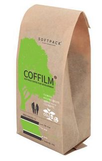 Grüne Verpackung für bestes Aroma: Die innovative Kaffeeverpackung von Softpack lässt sich komplett umweltschonend biologisch abbauen und bewahrt Aromen und Qualität von Kaffeebohnen exzellent.