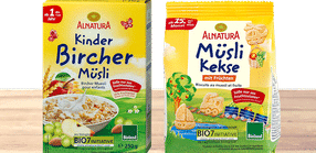 Produkt-Rückrufe: Alnatura Kinder-Bircher-Müsli und Alnatura Müslikekse