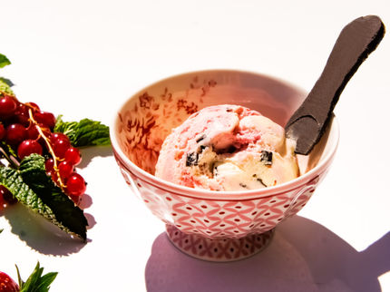 Eislöffel, mit dem das Eis plastikfrei gegessen werden kann