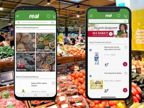 Die neue real Lebensmittelshop-App. Immer und von überall bequem Lebensmittel einkaufen.