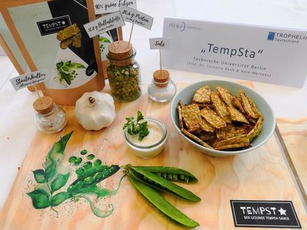 Proteinreich, knusprig-lecker und zu 90 Prozent aus regional angebauten Erbsen: Das ist der Tempeh-Kräcker "TempSta" – der TROPHELIA-Star 2019!