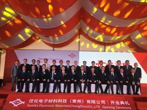 Sumitomo Chemical starts production at its electronic materials JV in Changzhou National Hi-Tech District