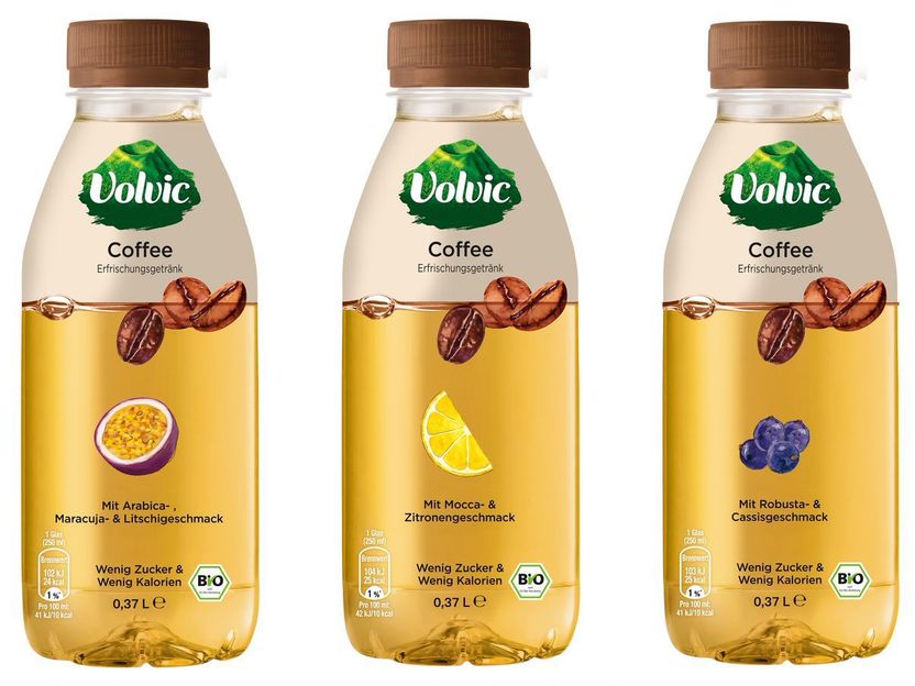 Neu: Volvic Coffee - Kaffeenote mit Fruchtkonzert