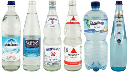 Mineralwasser-Test: Die besten Marken im Vergleich.