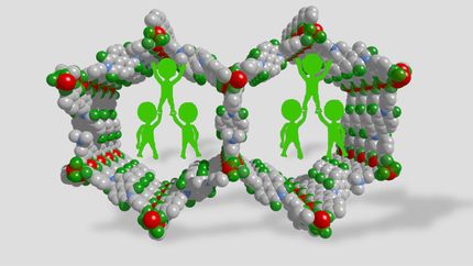 Ein Polymer stabilisiert zusammenbrechende metallorganische Gerüste.