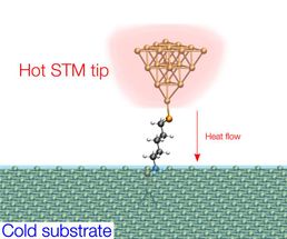 Heat transport through single molecules