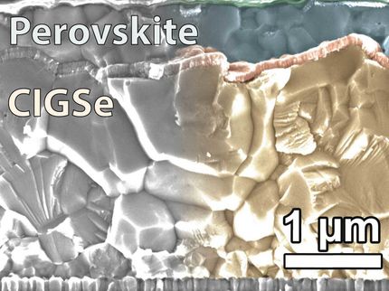 World record for tandem perovskite-CIGS solar cell