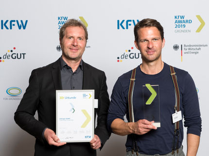 UniCaps ist Landessieger des KfW Awards Gründen 2019
