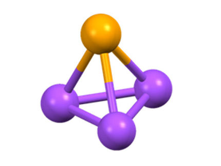 Erste Synthese eines kationischen Tetraederclusters in Lösung