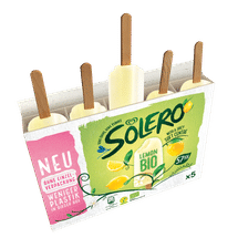Langnese bringt die Eissorte Solero Bio Lemon erstmals ohne Plastik-Einzelverpackung auf den Markt