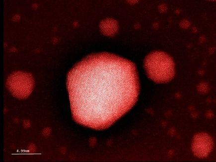 D. Keller / Empa, scanning transmission electron microscope, colored