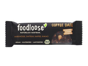 Café-Feeling to go: der neue foodloose Riegel "Coffee Date"