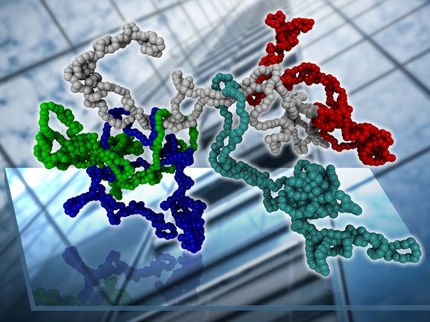 New form of glass through molecular entanglement