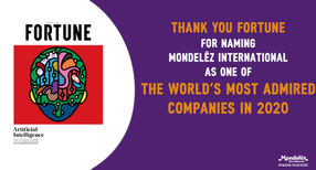 MDLZ recognized as one of the most reputable companies in the world