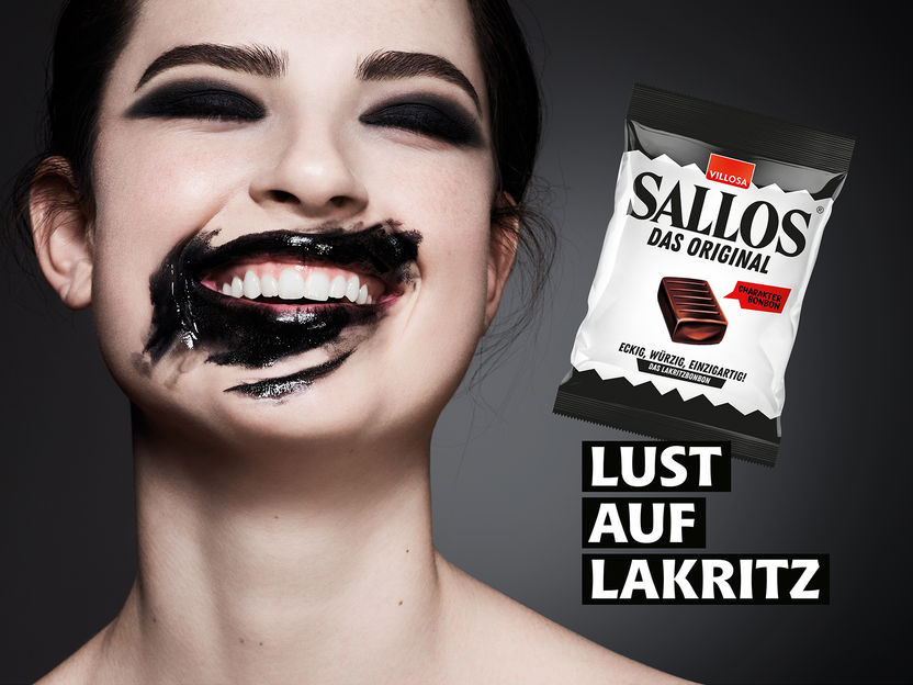 Lust auf Lakritz - Neue Plakatkampagne von SALLOS im März 2020