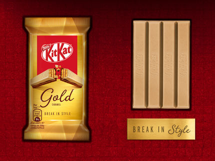 Neuer Trend-Riegel: KitKat im Goldrausch