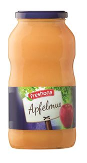 Lidl-Produkt "Freshona Apfelmus" erhält die Note 1,8 in der April-Ausgabe der Stiftung Warentest.