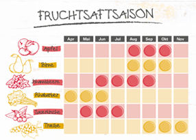 Auf in die neue Fruchtsaft-Saison - Rhabarber macht den Anfang