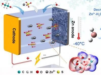 Scientists develop low-temperature resisting aqueous zinc-based batteries