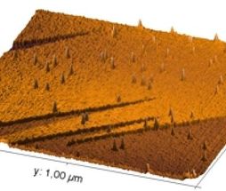 Nano-hillocks: Of mountains and craters