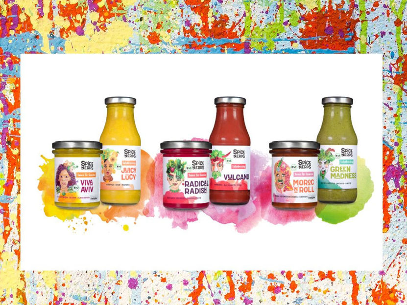 SpiceNerds macht Produktpalette vegan - Salatdressings und Saucen für Gemüse in Bio-Qualität