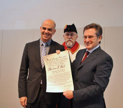 Prof. Michael N. Hall und Dr. Alain Berset.