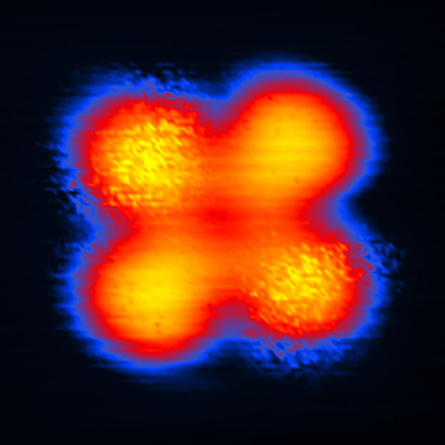 Kupferphthalocyanin-Molekül