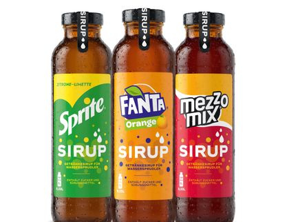 Coca-Cola testet Getränkesirupe in Deutschland