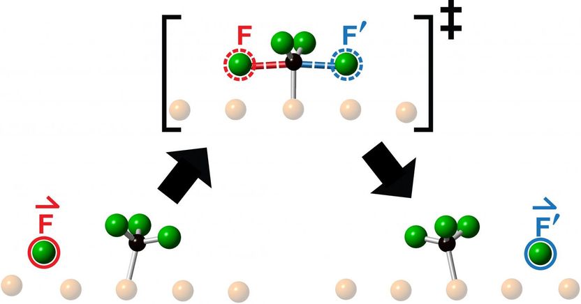 Entdeckung der "Knock-on-Chemie" eröffnet neue Horizonte in der Reaktionsdynamik - Neue experimentelle Erkenntnisse stellen 90 Jahre altes theoretisches Modell des Übergangszustands in chemischen Reaktionen in Frage