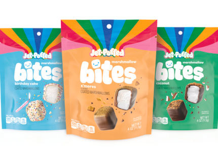 Jet-Puffed Introduces New Stand-up Resealable Bags and New Bites in Three Flavors for Indulgent, Easy Snacking