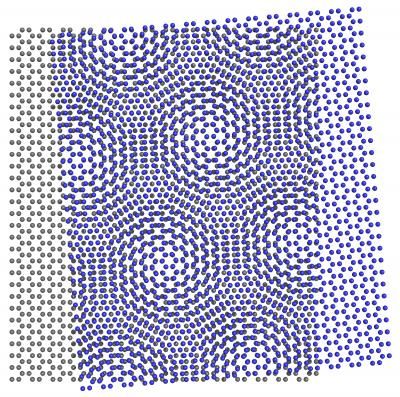 Seeing moire in graphene