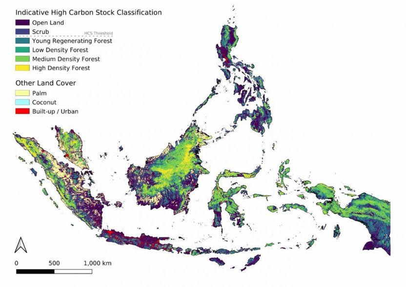 Image from Nico Lang, data from EcoVision Lab ETH Zürich. Built-up data: © Copernicus Service Information 2019