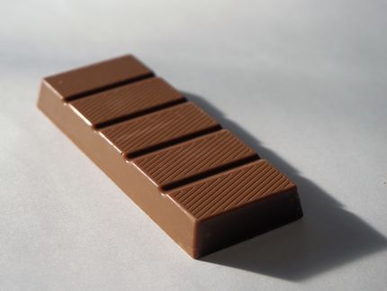 How the mold influences a chocolate bar's crystalline structure