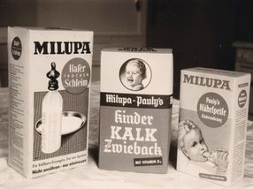 Milupa feiert 100. Geburtstag / Seit einem Jahrhundert begleitet die Marke die natürliche Entwicklung von Babys und Kleinkindern in Deutschland / Milupa, historische Produkte, 1930er
