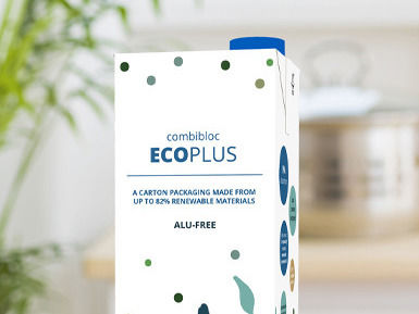 SIG lanza su envase sin aluminio combibloc ECOPLUS en el formato combiblocMidi