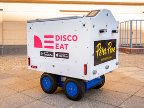 Delivery robot 'DiscoPeter' brings your favourite burger to your doorstep!