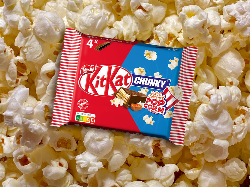 KitKat Salted Caramel Popcorn - Vorhang auf für die neue Sorte des Jahres von KitKat ChunKy