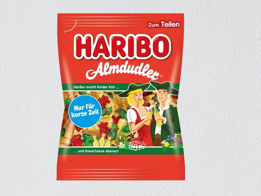 HARIBO Almdudler jetzt auch in Deutschland - Zusammen mit der Limited Edition HARIBO Süße Brezeln wird die Hüttenzeit „dahoam“ perfekt