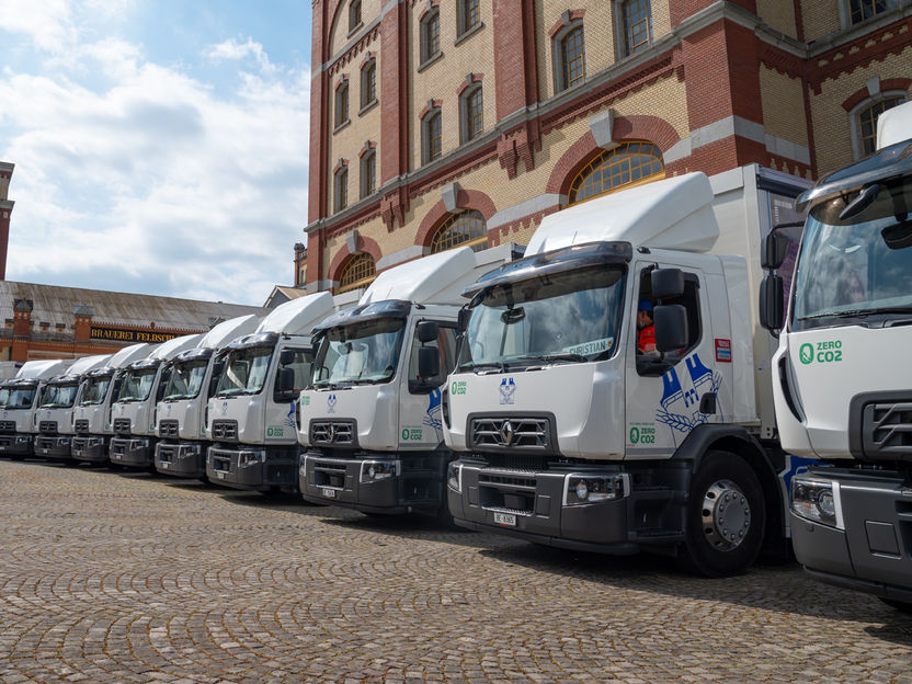 Feldschlösschen: Emissionsfreie Lieferungen mit der grössten Elektro-LKW-Flotte der Schweiz