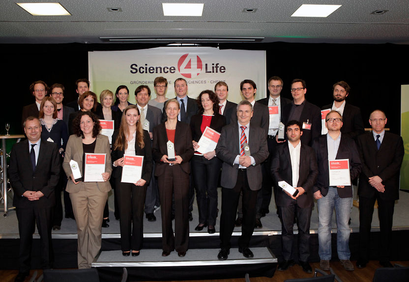 Science4Life: Geschäftsideen für mehr Fortschritt und Lebensqualität - Gewinner der Konzeptphase des Businessplanwettbewerbs 2013 in Berlin prämiert