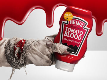 El ketchup nunca ha sido tan espeluznante - Justo a tiempo para Halloween