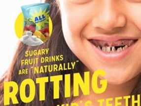 Countermarketing auf der Grundlage von Anti-Raucher-Kampagnen reduziert den Kauf von zuckerhaltigen "Frucht"-Getränken für Kinder