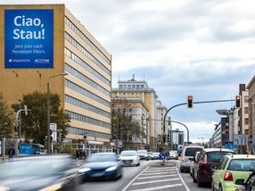 Derzeit wirbt StepStone an Hauptverkehrsstraßen mit einer Plakatkampagne für den neuen Homeoffice- und Pendelzeitfilter auf StepStone.de