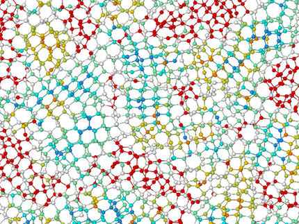 Los investigadores descubren un material de carbono con una estructura única