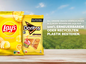 Indulgence without virgin plastic: PepsiCo introduces sustainable packaging for all snacks in Europe - snack films to be made of 100 percent recycled or sustainable plastic by 2030 - switch reduces greenhouse gas emissions by 40 percent - consumers to test new packaging starting this year