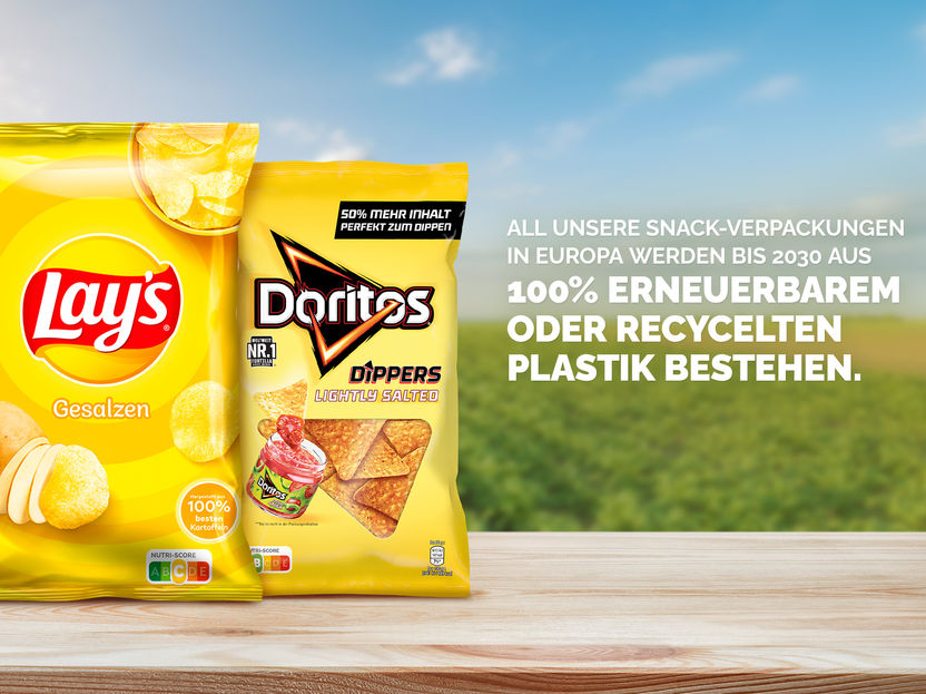 Genuss ohne Neuplastik: PepsiCo führt nachhaltige Verpackungen für alle  Snacks in Europa ein - Snack-Folien bis 2030 zu 100 Prozent aus recyceltem  oder nachhaltigem Plastik