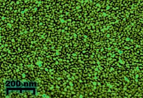 Nanopartikel fuer optische Glaeser