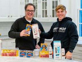 Miguel Patricio, CEO at Kraft Heinz (left) and Matias Muchnick, Co-Founder and CEO at NotCo (right).