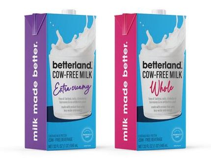 Perfect Day und betterland foods™ stellen betterland milk™ vor - die erste tierfreie Milch in den Regalen