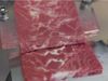 Pflanzliches Fleisch aus Erbsenprotein und Fett.